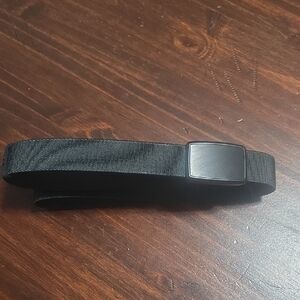 Mens Black Belt with Matte Buckle In Size Lg/xl